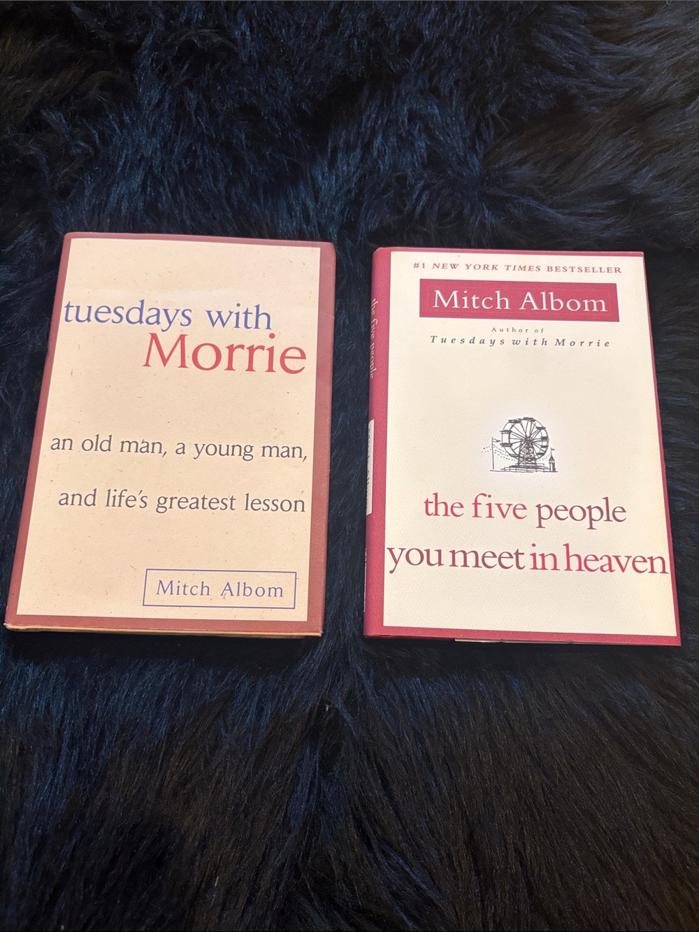 - Tuesday's with Morrie & The Five People You Meet in Heaven (Hard Covers)